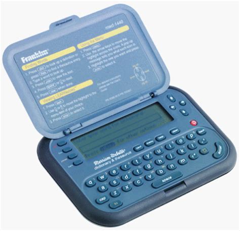 franklin electronic dictionary and thesaurus.